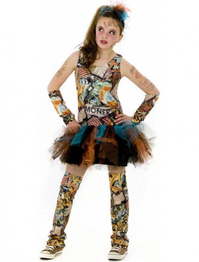 Graffiti Girl Child Costume