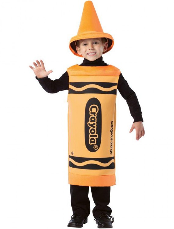 Crayola Outrageous Orange Crayon Child Costume