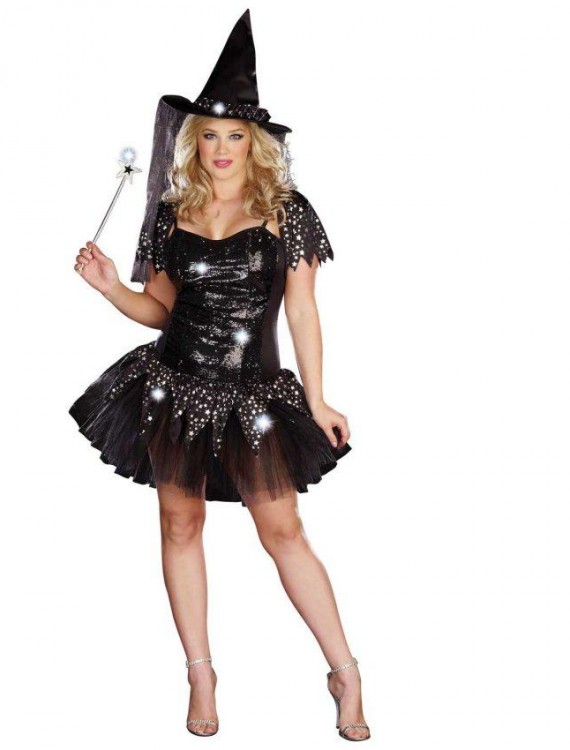 Starry Night Witch Adult Plus Costume