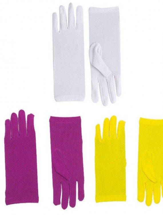 Short Dress Adult Gloves - Clearance Colors