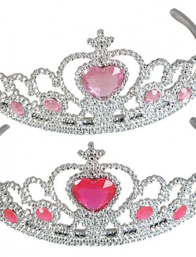 Tiara with Pink Heart Jewel