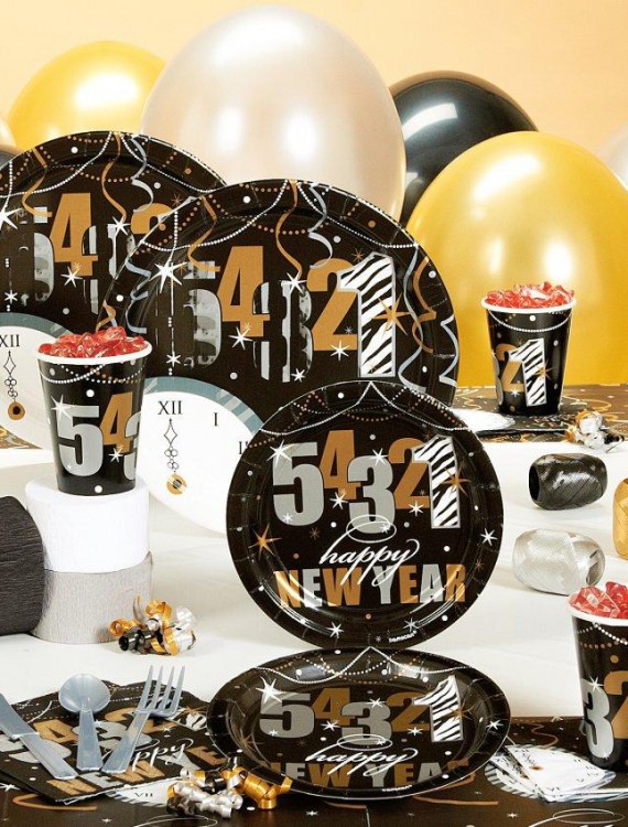 New Year's Wild Countdown Deluxe Party Kit