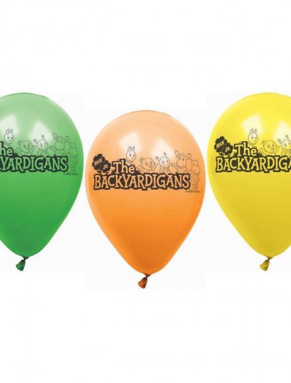 Backyardigans Printed 12 Latex Balloons