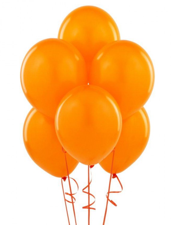 Orange 11 Matte Balloons (6 count)