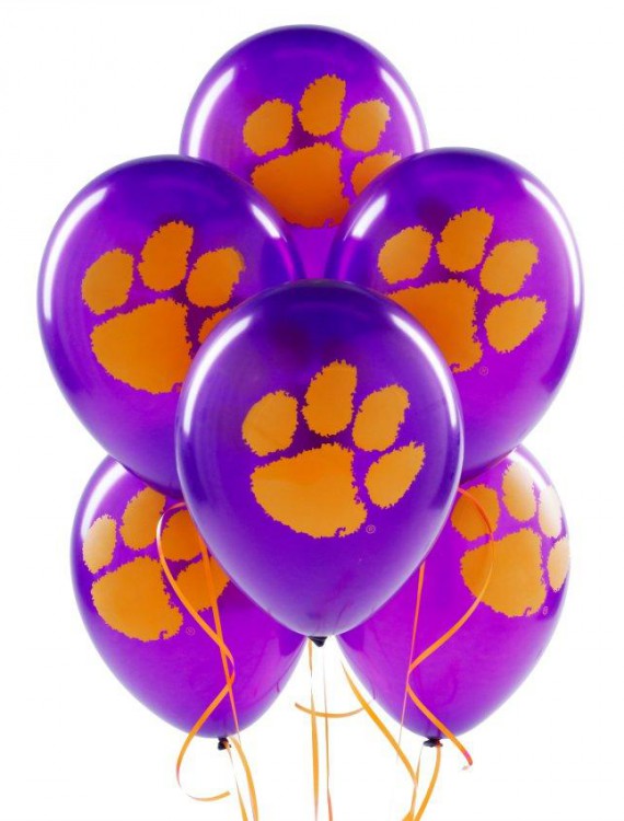 Clemson Tigers - Latex Balloons (10 count)
