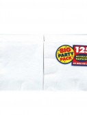 Frosty White Big Party Pack - Beverage Napkins (125 count)