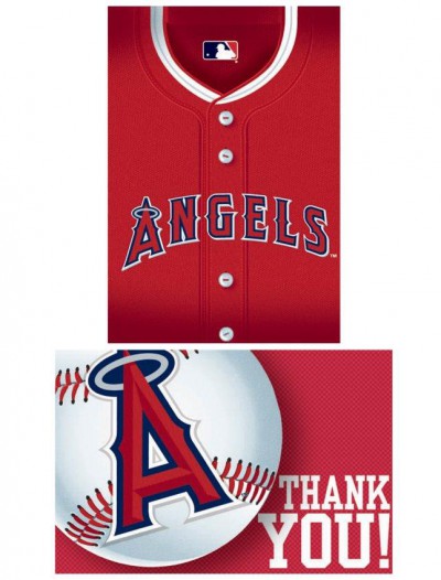 Los Angeles Angels Baseball - Invitation and Thank You Combo (8 each)