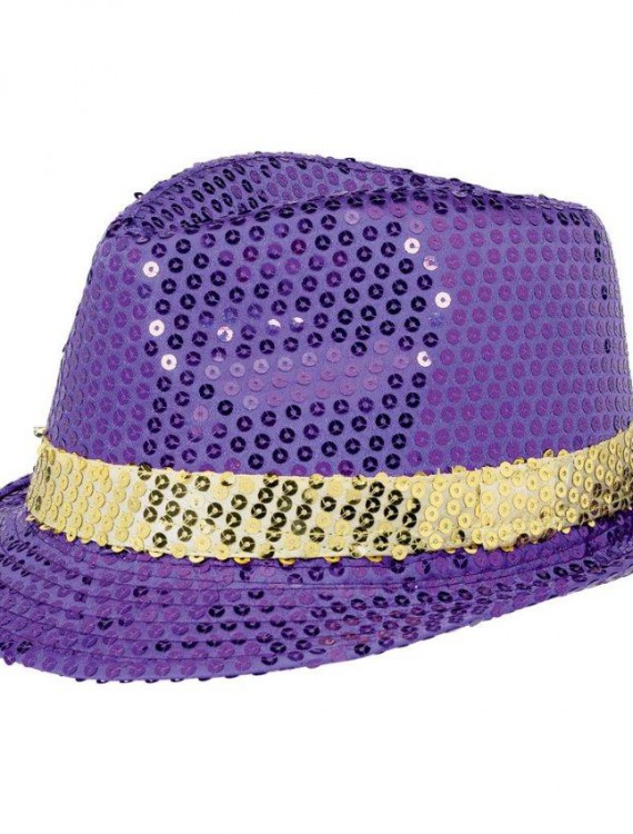Mardi Gras Sequin Hat