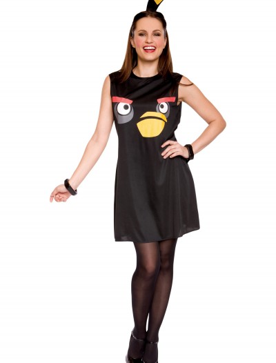 Angry Birds Adult Black Bird Tank Dress