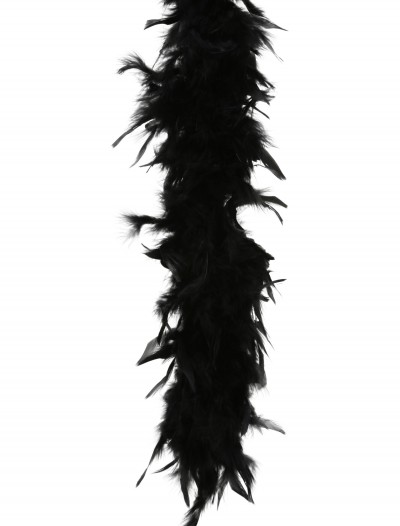 Black 80 Gram Feather Boa