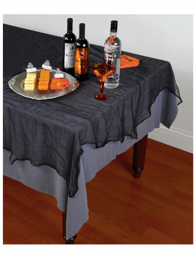 Black Cheesecloth Tablecloth
