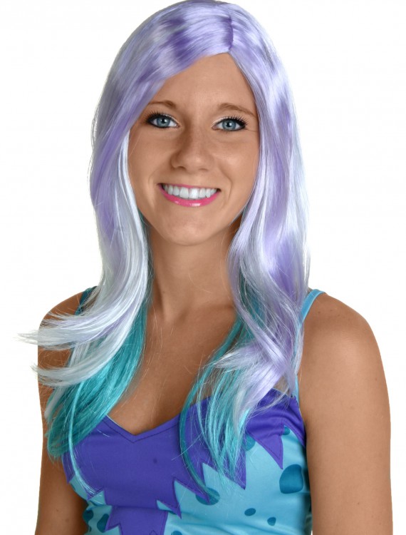 Blue and Purple Monster Wig