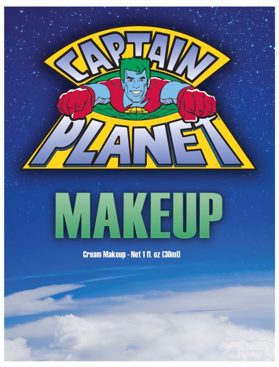 Captain Planet Blue Makeup