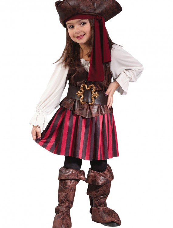 Caribbean Toddler Pirate Girl Costume