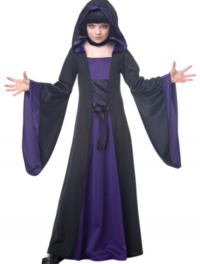 Child Purple Hooded Robe