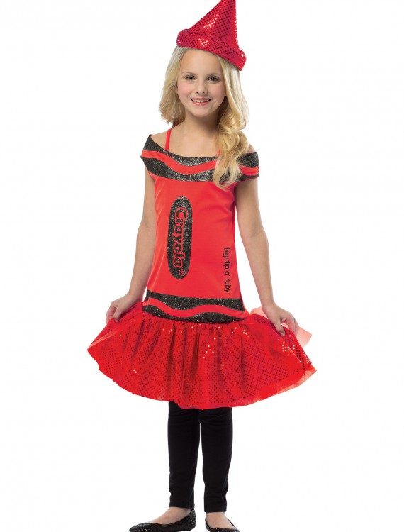 Child Crayola Glitz Ruby Dress