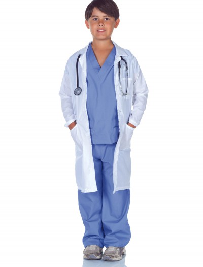 Child Doctor Scrubs with Lab Coat