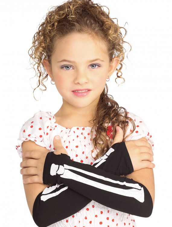 Child Skeleton Glovelettes