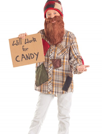 Child Will Work For Candy Hobo Costume