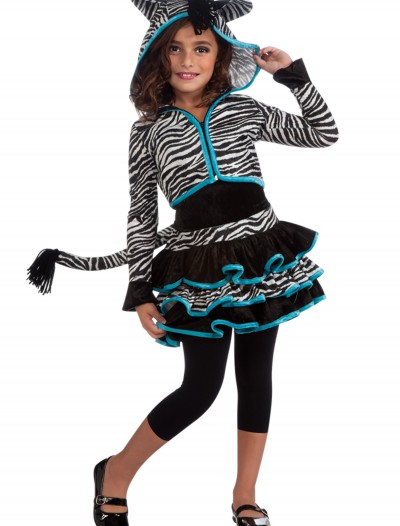 Child Zebra Hoodie Costume