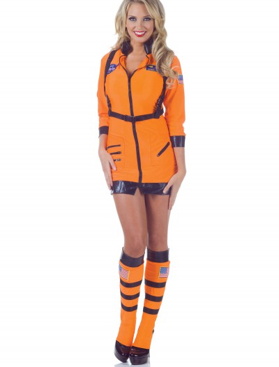 Cosmic Women's Orange Astronaut Costume
