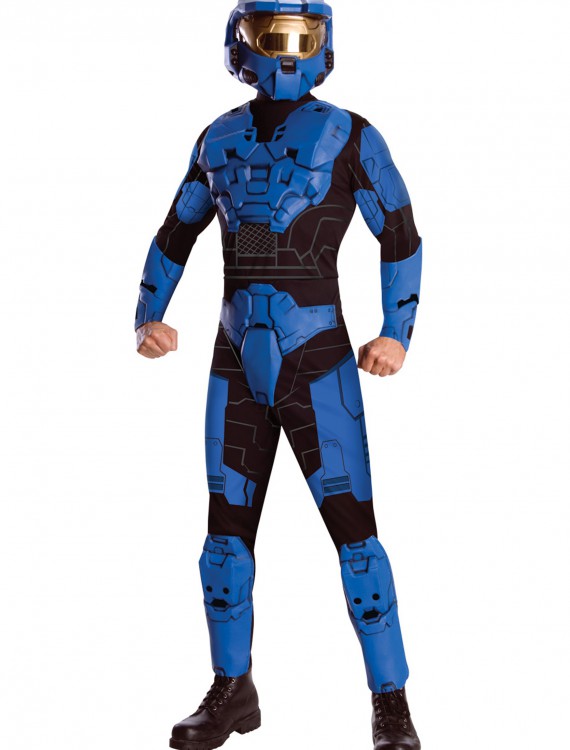 Deluxe Halo Blue Spartan Costume