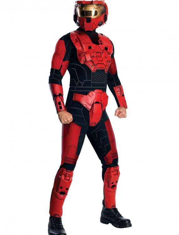 Deluxe Halo Red Spartan Costume