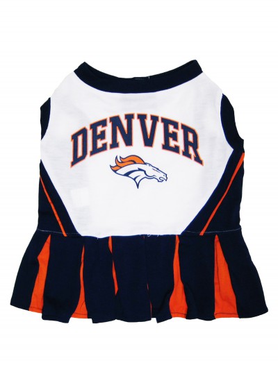 Denver Broncos Dog Cheerleader Outfit