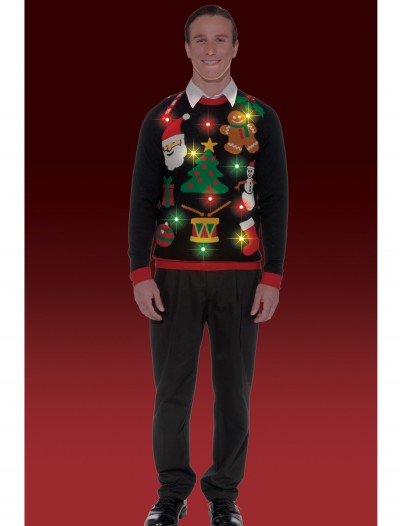 Everything Christmas Lighted Sweater