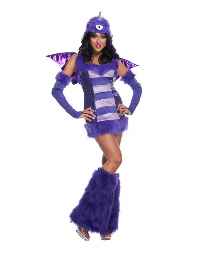 Sexy One Eyed One Horn Flying Purple People Eater Costume