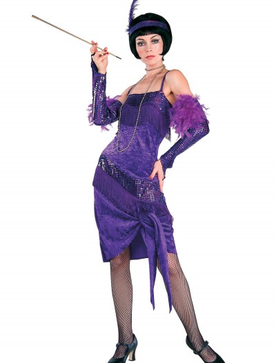 Fabulous Purple Flapper Costume