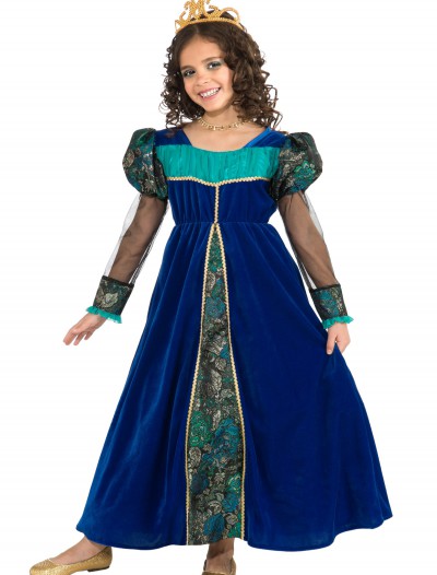 Girls Blue Camelot Princess Costume