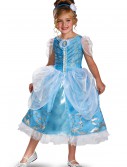 Girls Cinderella Sparkle Deluxe Costume