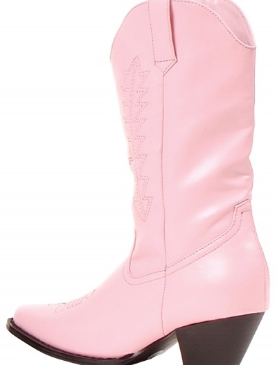 Girls Pink Cowgirl Boots