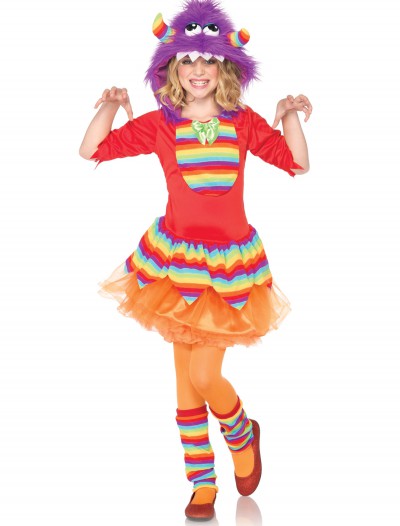 Girls' Rainbow Monster Costume