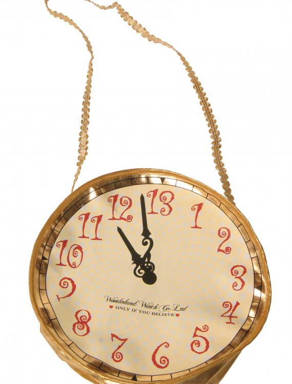 Gold Alice Clock Purse