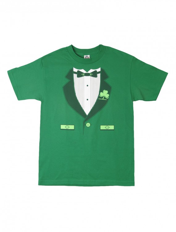Green Irish Tuxedo T-Shirt