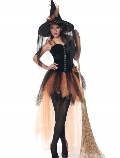 Hallow's Eve Women's Orange & Black Witch Costume