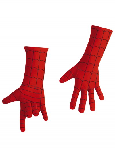 Kids Deluxe Spiderman Long Gloves
