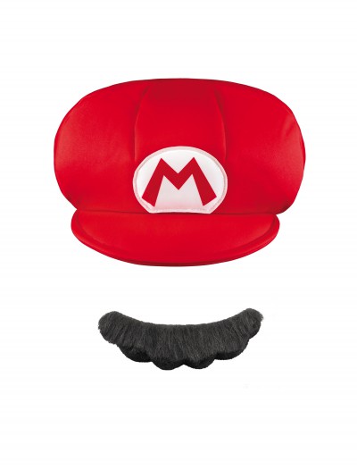 Mario Child Hat and Mustache