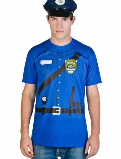 Mens Cop Costume T-Shirt
