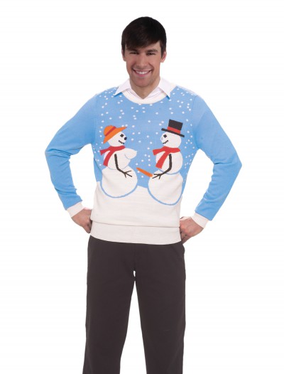 Naughty Snow Couple Christmas Sweater