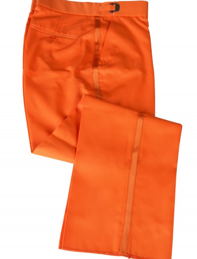 Orange Tuxedo Pants
