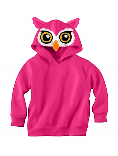 Owl Face Hooded Sweatshirt