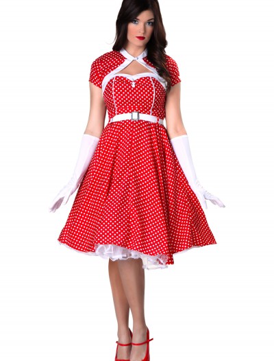 Plus Size 1950s Sweetheart Dress Costume