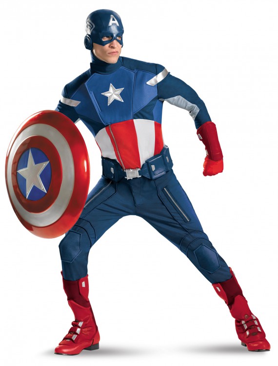 Plus Size Avengers Replica Captain America