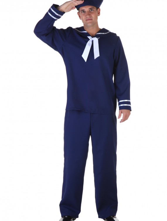 Plus Size Blue Sailor Costume