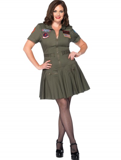 Plus Size Top Gun Flight Dress