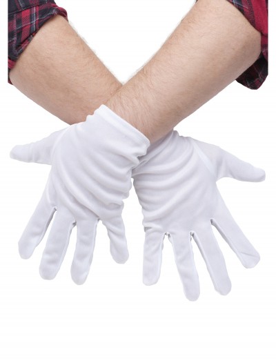Plus Size White Gloves