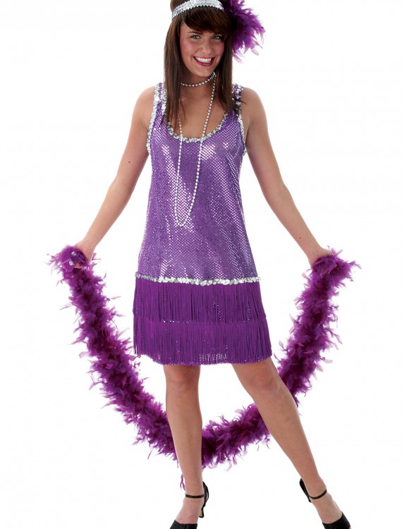 Purple Flapper Dress